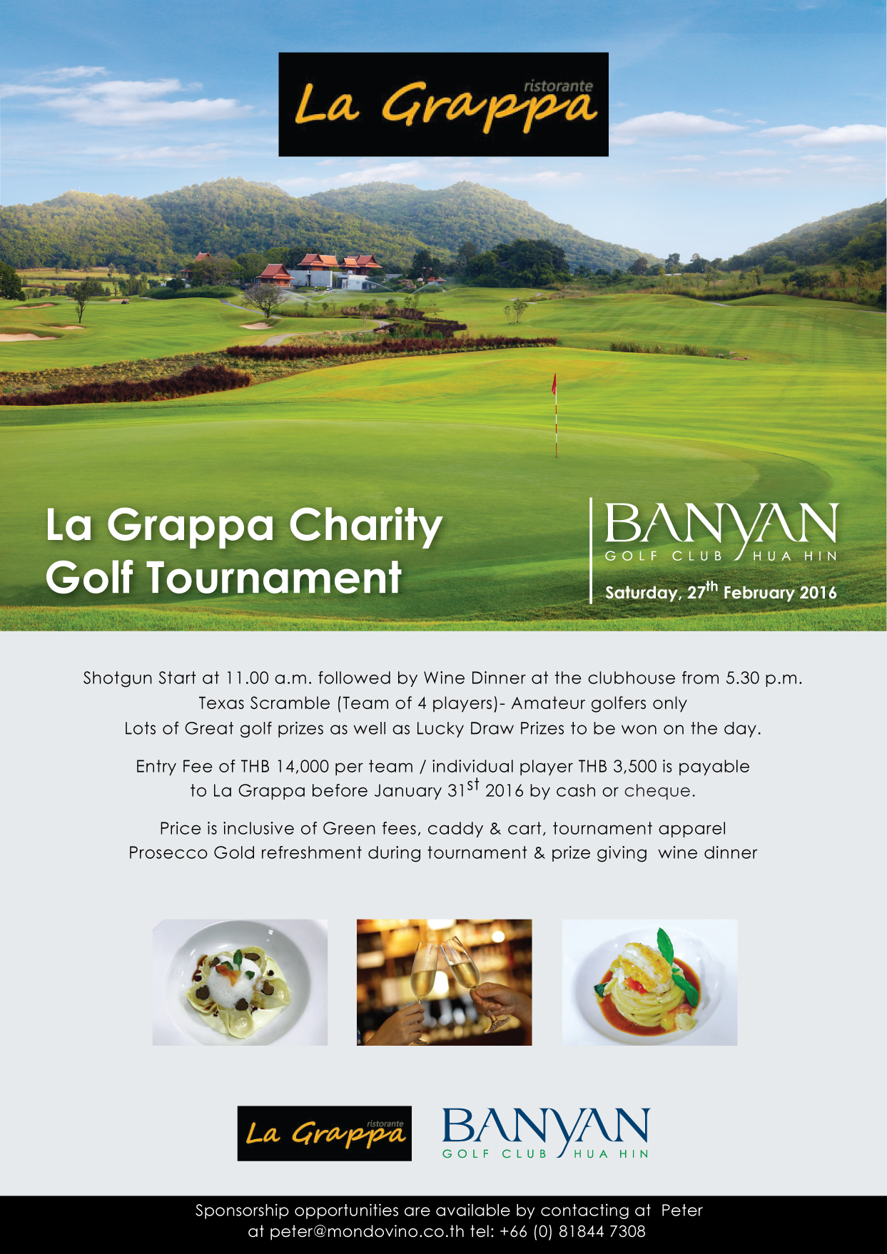 banyan golf club la grappa charity 2016