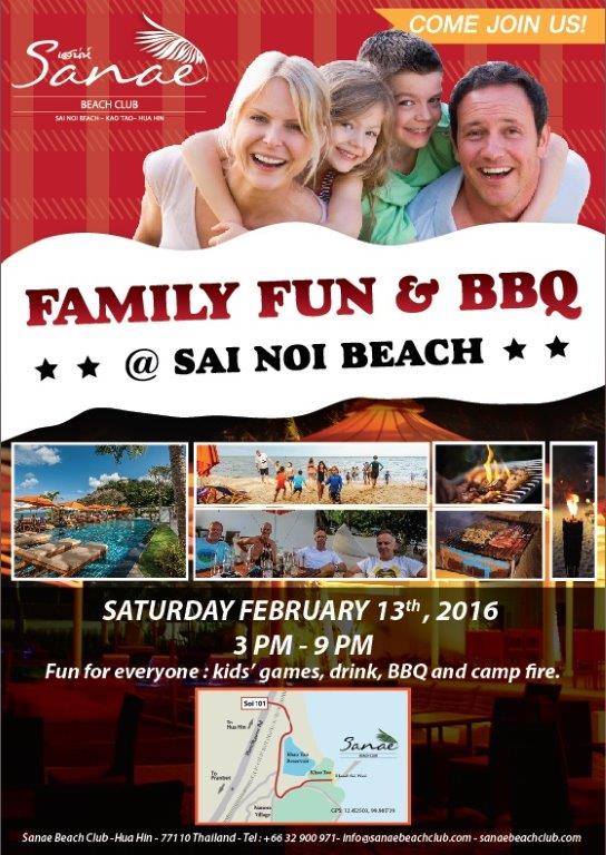 Sanae Beach Club Family BBQ and Beach Day