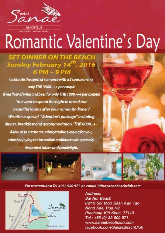 Valentines day at the Sanae Beach Club