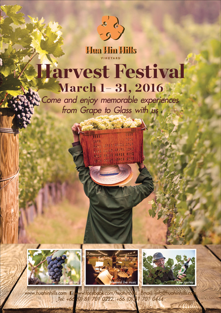 hua hin hills vineyards March 2016 Event