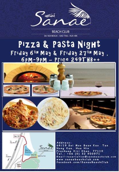 Sanae Pizza and Pasta Night
