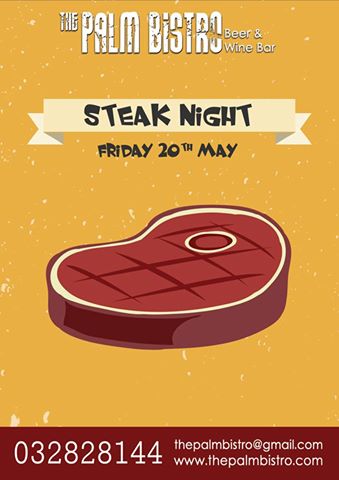 Steak Night at Palm Bistro