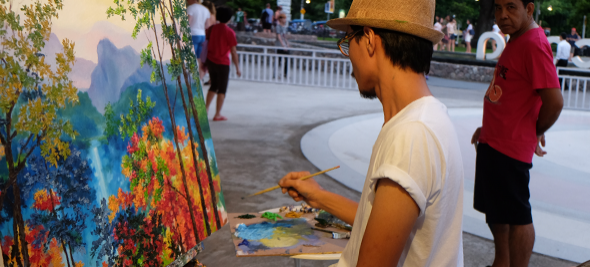 Pan Identity Art Café Cicada Market Hua Hin