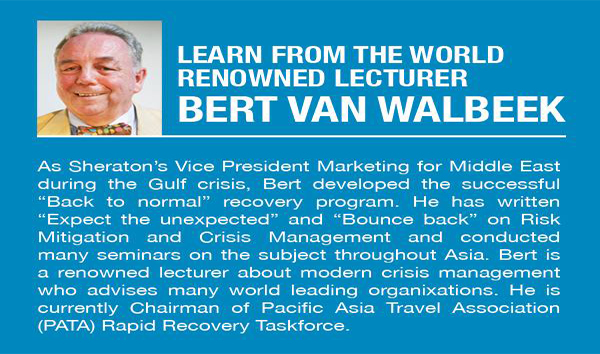 Dr. Bert Van Walbeek - Crisis Management Seminar Hua Hin Thailand