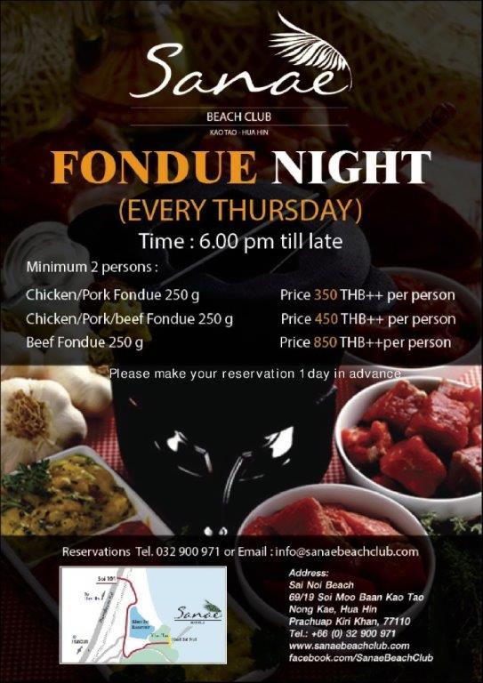 Sanae Fondue night