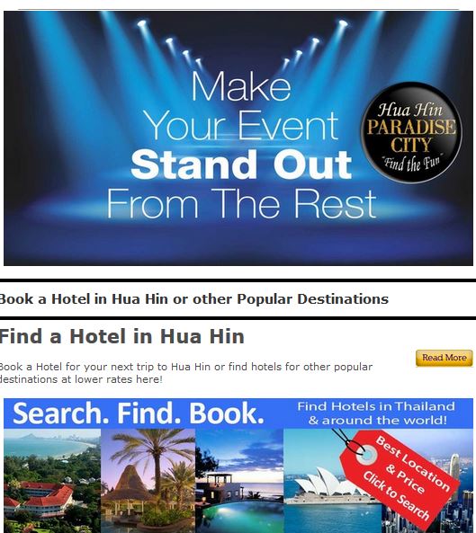 Where to go & What to do in Hua Hin – September 2016 Events